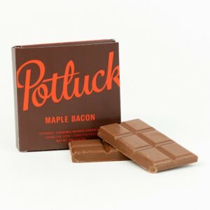 Potluck – Infused Chocolate – Maple Bacon – 300mg THC | CannaCured Canada