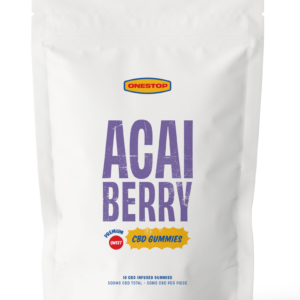 OneStop – Açai Berry CBD Gummies 500mg | CannaCured Canada