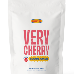 Onestop – Very Cherry THC Gummies 500mg | CannaCured Canada