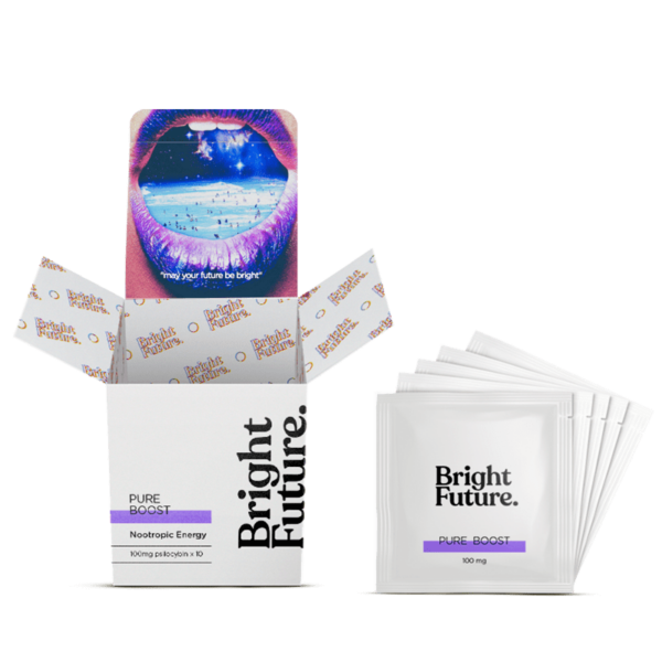Bright Future – Nootropic Energy Drink – Pure Boost – 100mg | CannaCured Canada