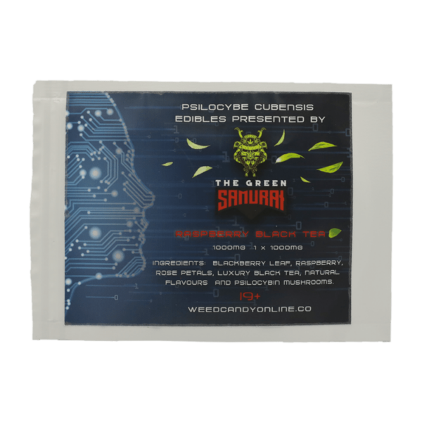 The Green Samurai – Raspberry Black Tea – 1000mg | CannaCured Canada